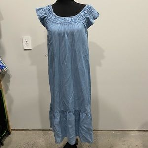 Small Petite denim dress. NWT